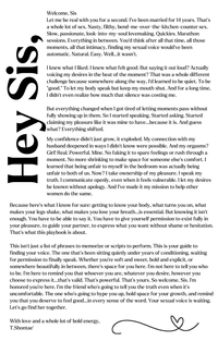 The Pleasure Playbook: Guide To Finding Your Sexual Voice: Digital Download