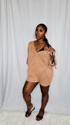 Shawny Peach Oversized Jumpsuit