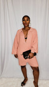 Kai Oversized Blush Pink Romper