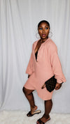 Kai Oversized Blush Pink Romper