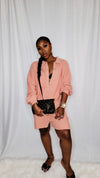 Kai Oversized Blush Pink Romper