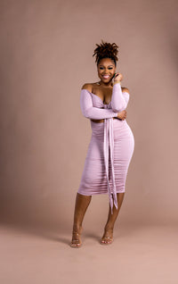 Erin Off Shoulder Midi