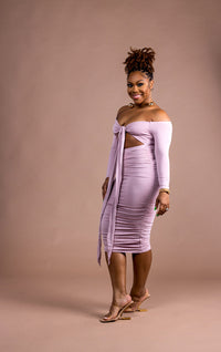 Erin Off Shoulder Midi