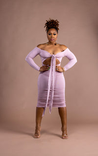 Erin Off Shoulder Midi